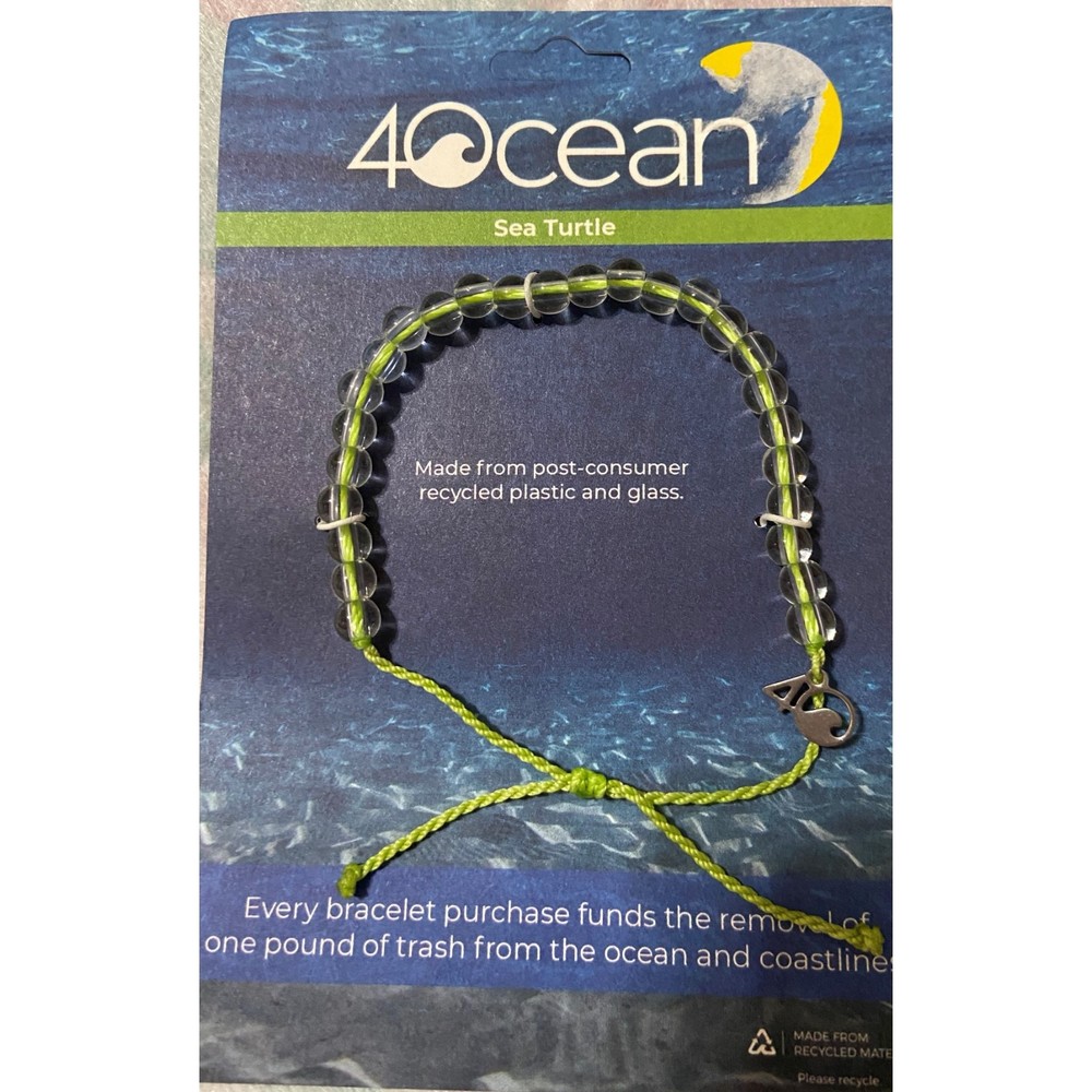 4 Ocean Beaded Bracelet Seaturtle